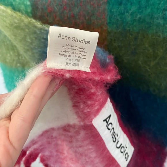 ACNE STUDIOS multicolour scarf - Picture 6 of 9